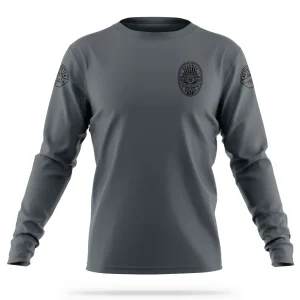 [ALPHARETTA PD] Men's RECORDS Utility Long Sleeve [CHR/BLK]