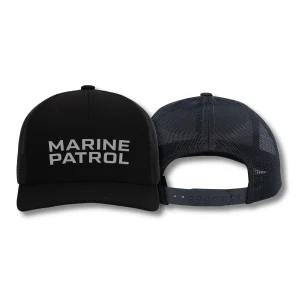 [MARINE PATROL] Adjustable Mesh Back Cap [BLK/GRY]