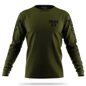[POLICE K9] Men's Performance Long Sleeve [GRN/BLK]