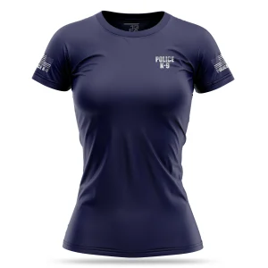 [POLICE K9] Reflective Women's Utility Shirt [NVY/REF]