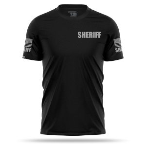 [SHERIFF] Men's Performance Shirt [BLK/GRY]
