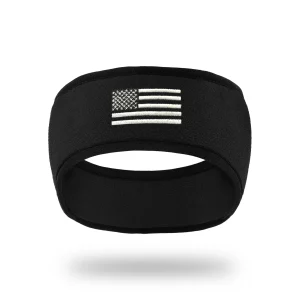 [USA FLAG] Cold-Weather Headband [BLK/WHT]