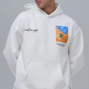 Van Gogh "Starry Night" Graphic Hoodie