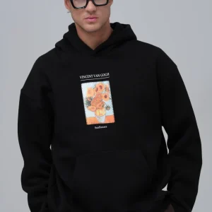 Van Gogh "Sunflowers" Graphic Hoodie