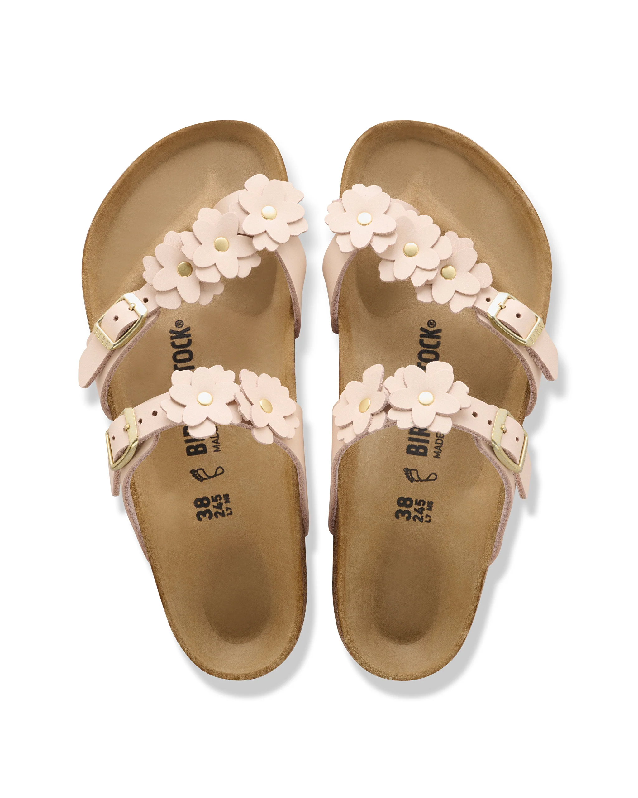MAYARI FLOWERS - LIGHT ROSE - LEATHER - Image 6